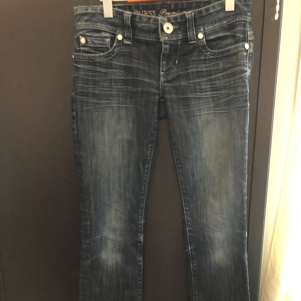 Premium Guess Jeans. Daredevil bootcut. Size 28.